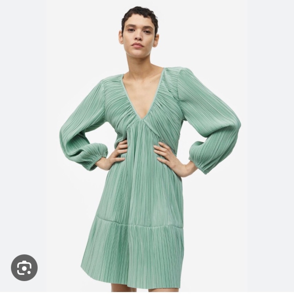 H&M long sleeve dress size Large